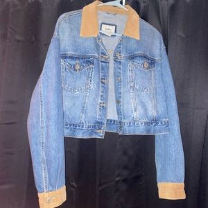 Denim jacket w corduroy
